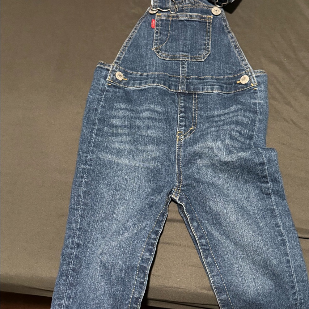 Levi's Dark Blue Denim Shortalls